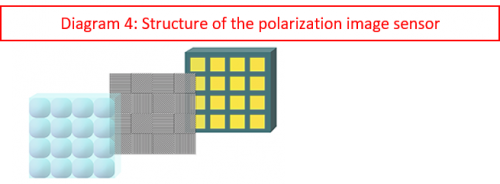 Structure of the polarized image sensor